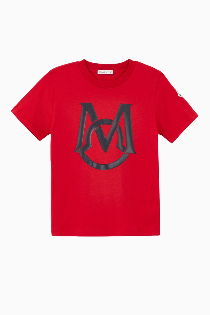 

Logo Cotton T-shirt, Red