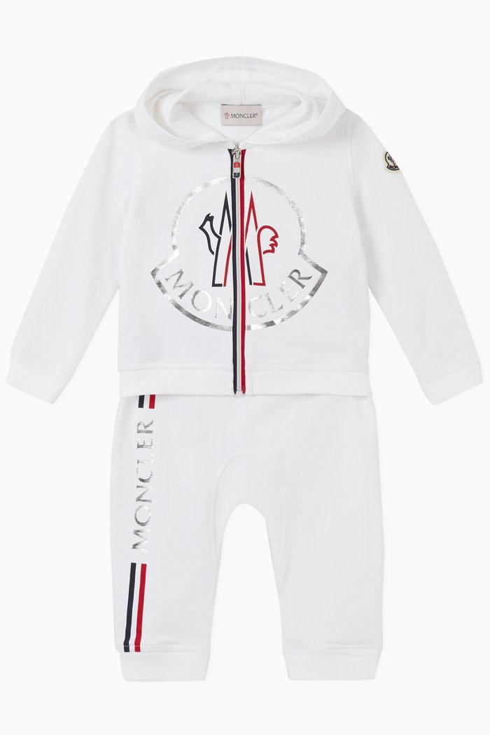 

Logo Jersey Tracksuit, White