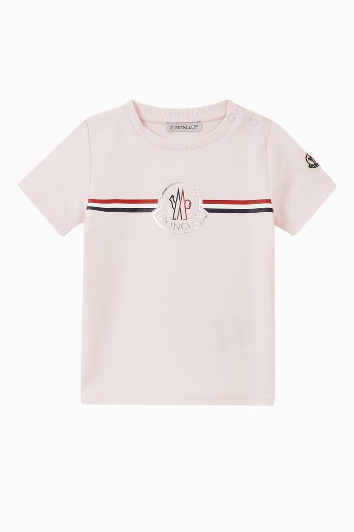 

Logo Cotton T-shirt, Pink