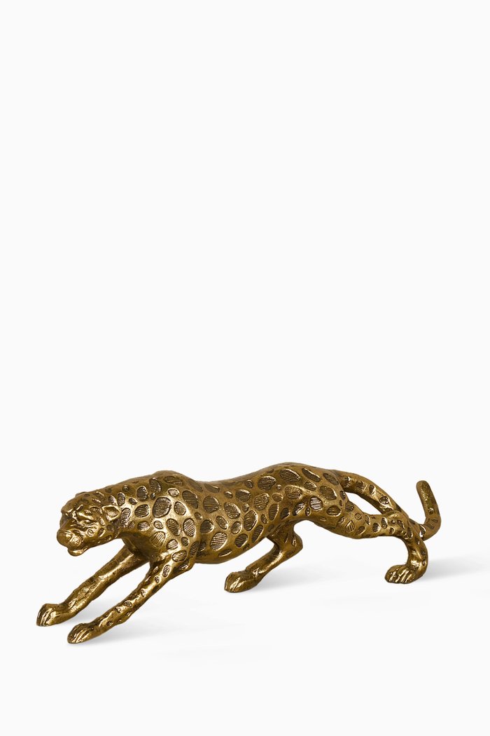 

Medium Decorative Leopard, Gold