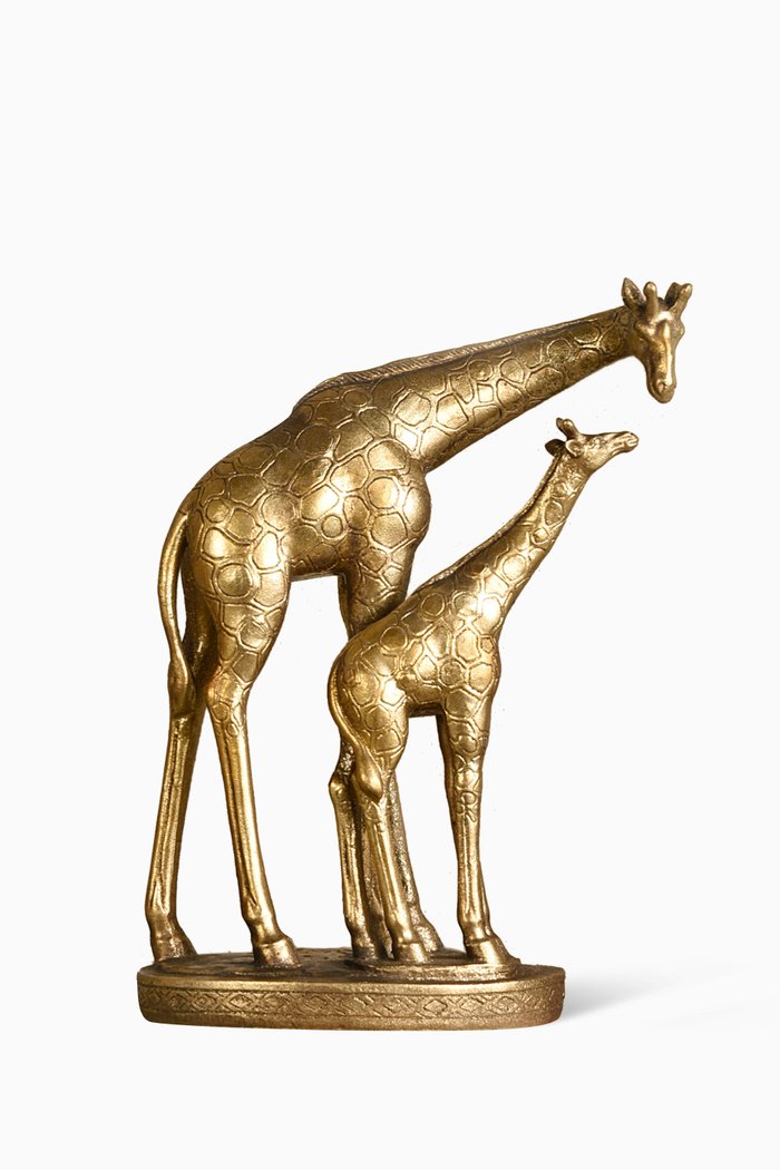 

Decorative Giraffe on Base, Gold