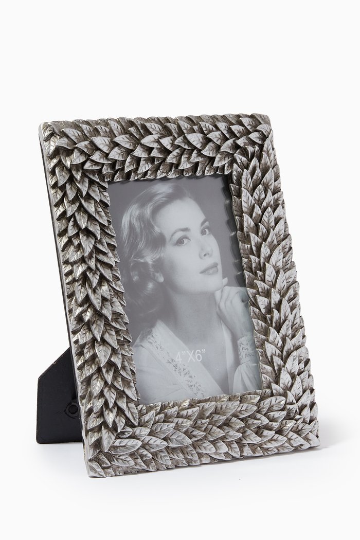 

Leaf Photo Frame, 4 x 6", Silver