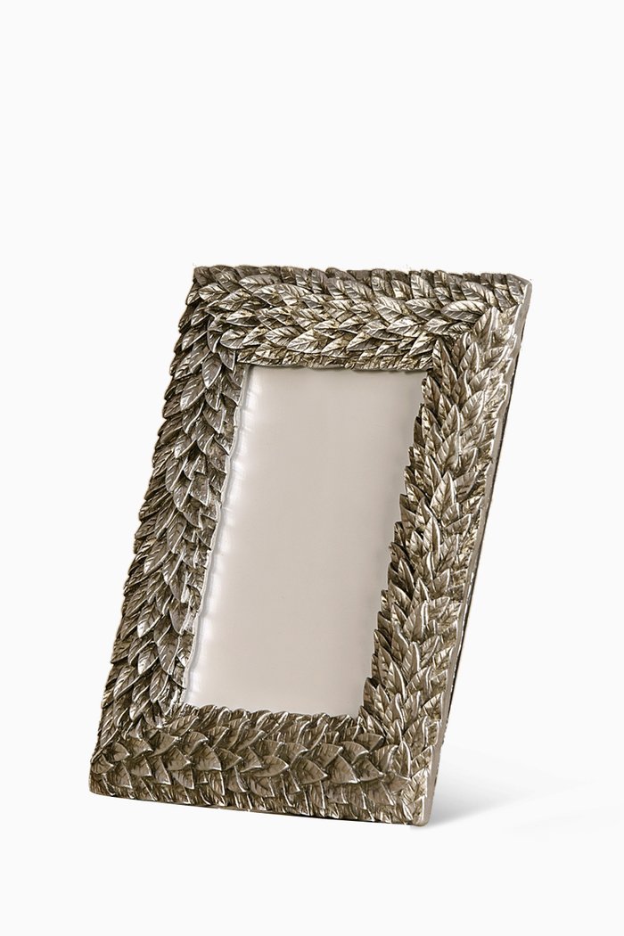 

Leaf Photo Frame, 5 x 7", Silver