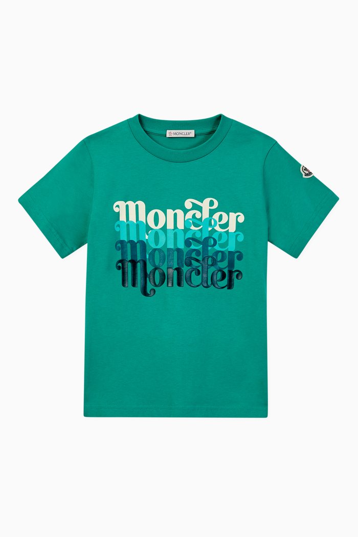 Triple Logo Jersey T-shirt, Green