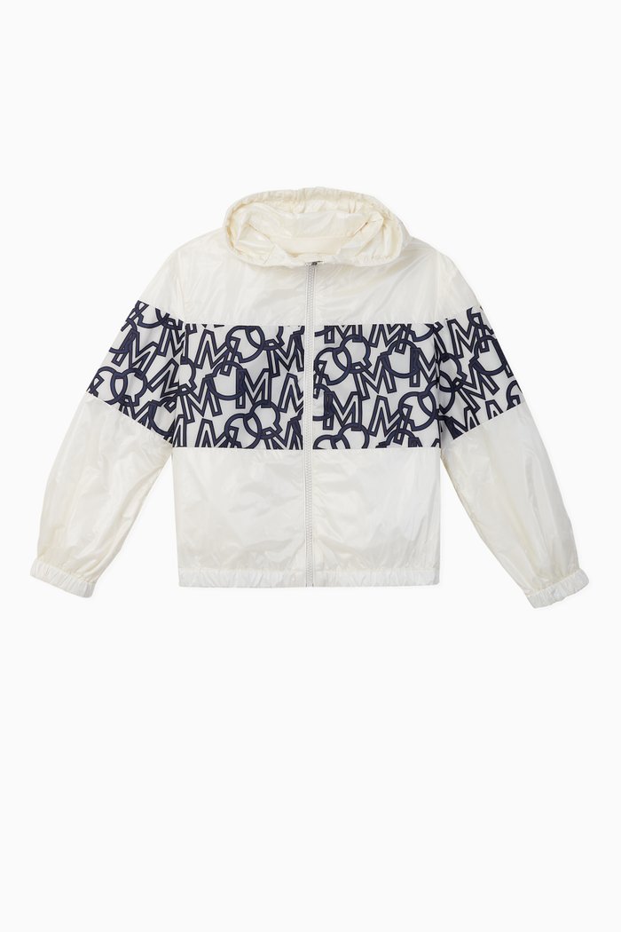 

Stripe Print Jacket, White