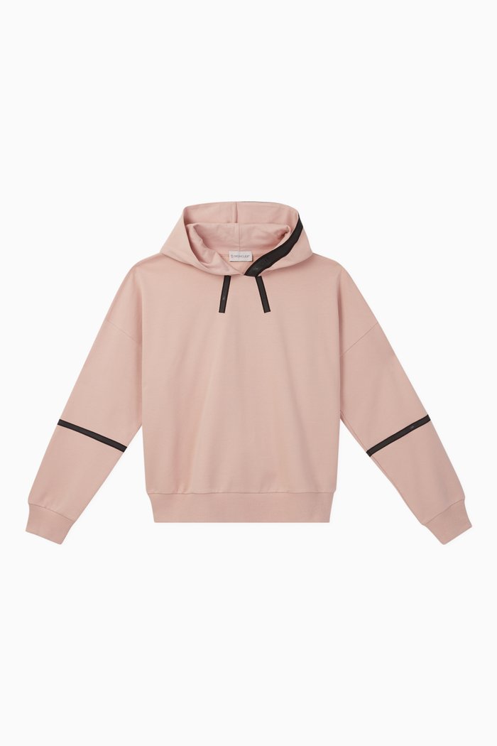 

Black Stripes Hoodie, Pink