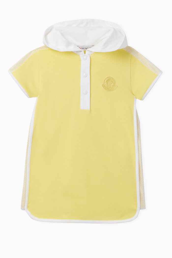 

Polo Dress with Hood, Yellow