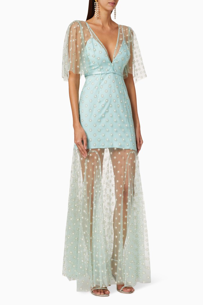 

Stardust Maxi Dress, Blue