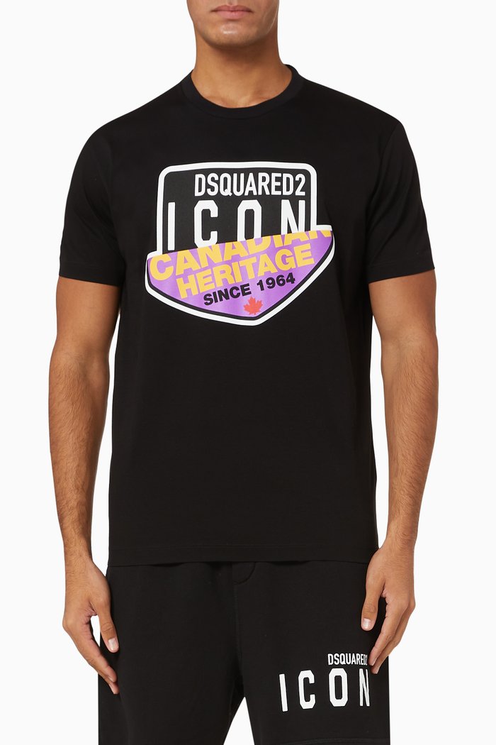 Canadian Icon Jersey T-Shirt, Black