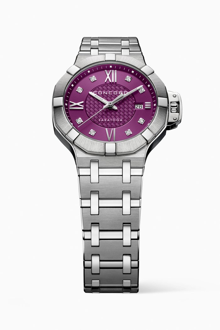 

Saratoga Quartz Diamond Watch, Purple