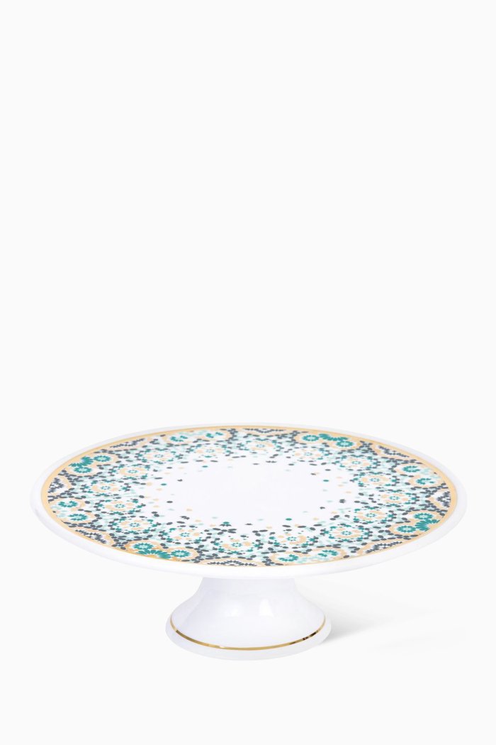 

Mirrors Emerald Cake Stand, Green