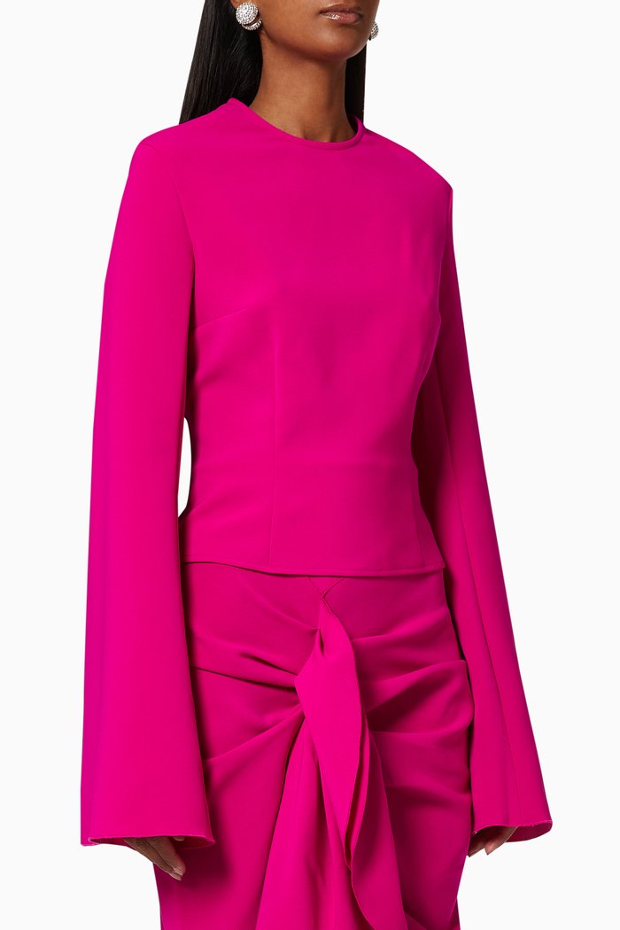 

Nahla Crepe Top, Pink