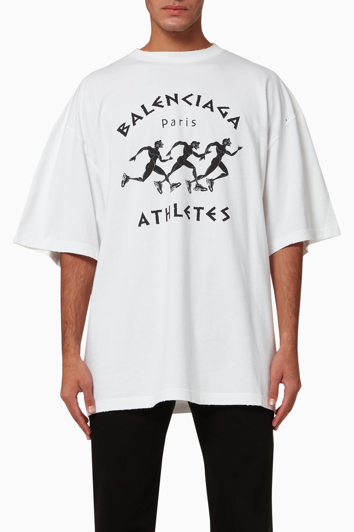 

Marathon Sport XL Fit T-Shirt in Vintage Jersey, White