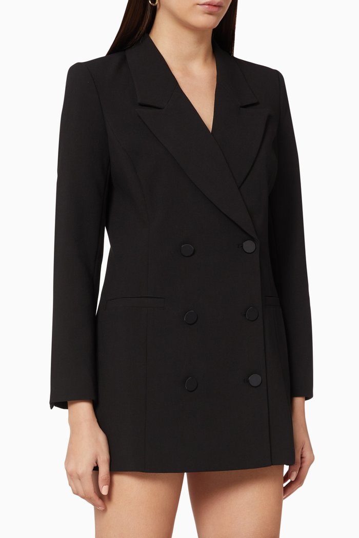 

The Exec Blazer Dress, Black