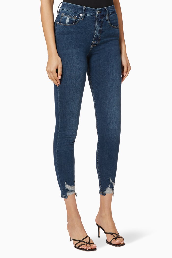 Good Waist Skinny Jeans, Blue