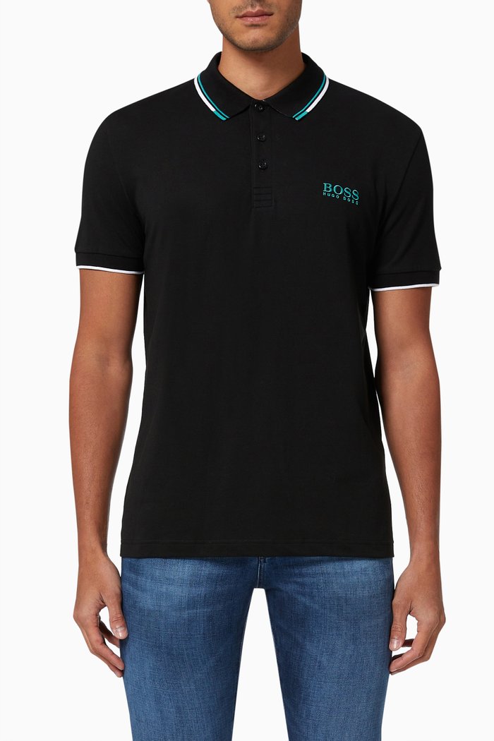 

Paddy Pro Polo T-shirt, Black