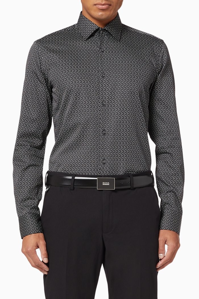

Jango Cotton Shirt, Black