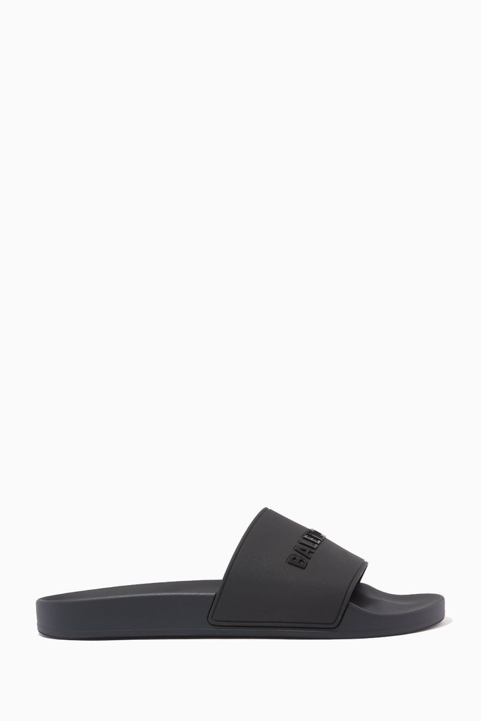 

Piscine Pool Slides in Rubber, Black