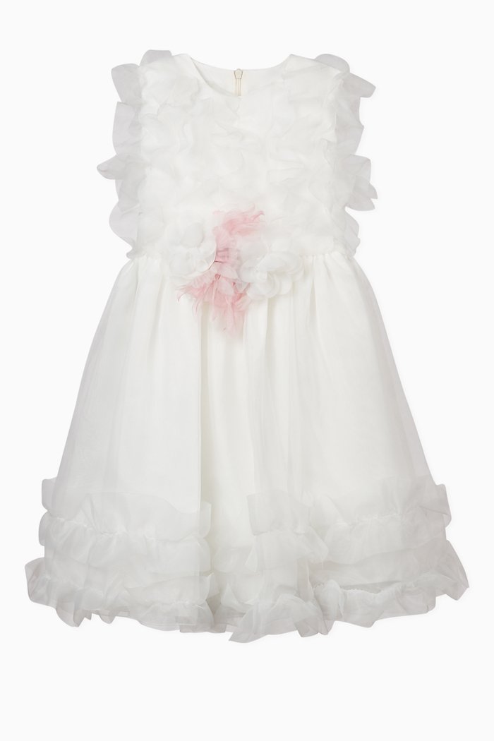 

Floral Organza Dress, Neutral