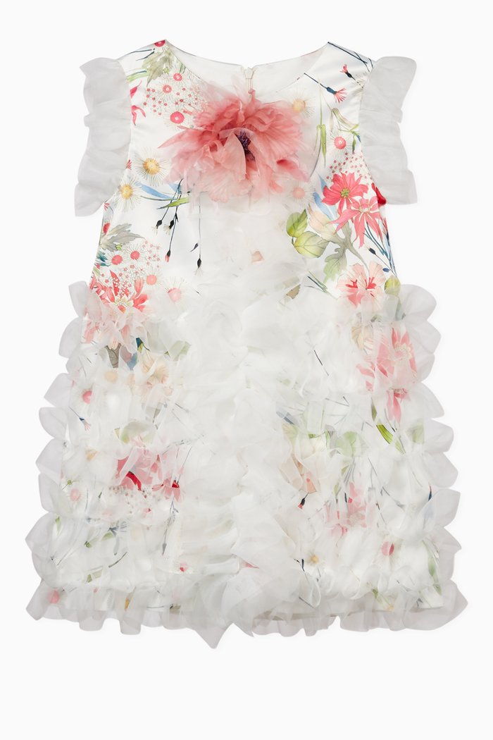 

Floral Tulle Dress, Multicolour