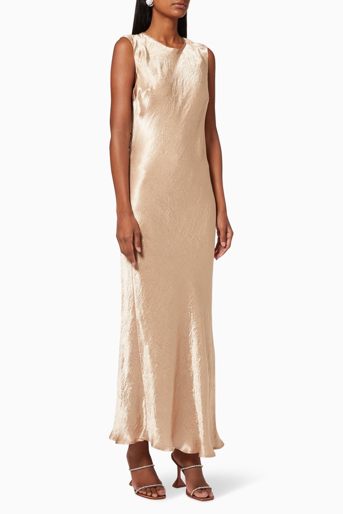 Waters Edge Tank Maxi Dress, Pink