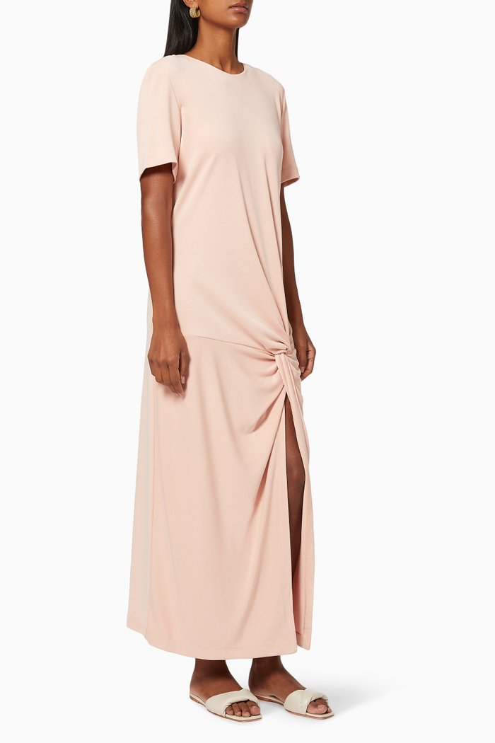 

Twisted Tee Maxi Dress, Pink