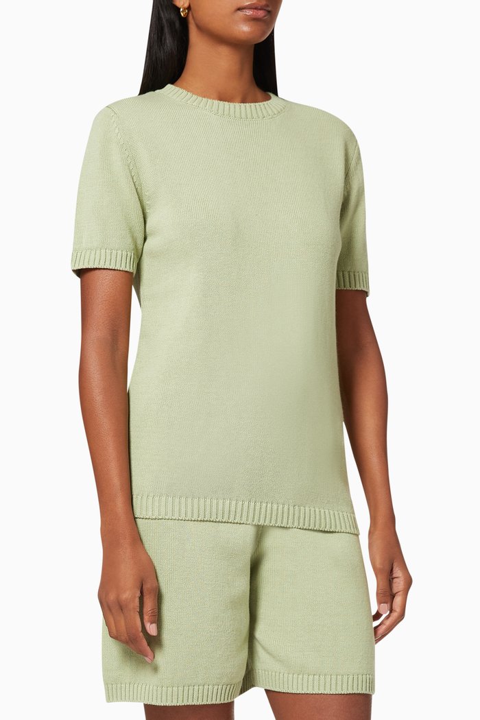 

Cast Away Knit T-shirt, Green