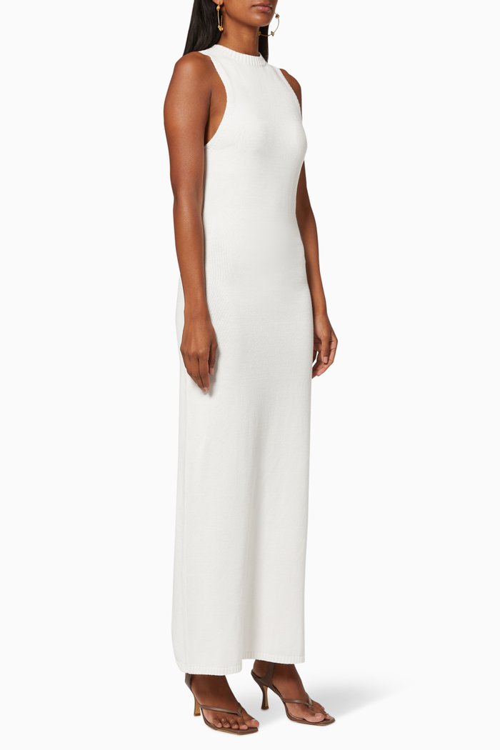 

Cast Away Knit Maxi Tank Dress, Neutral
