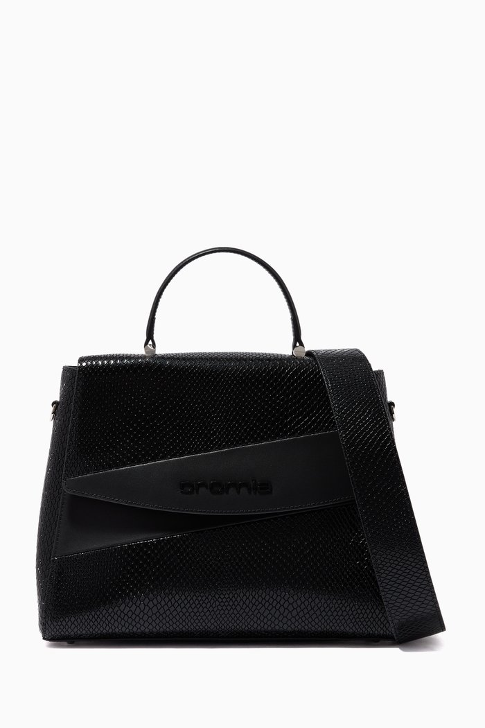 

Classic Handbag in Leather, Black