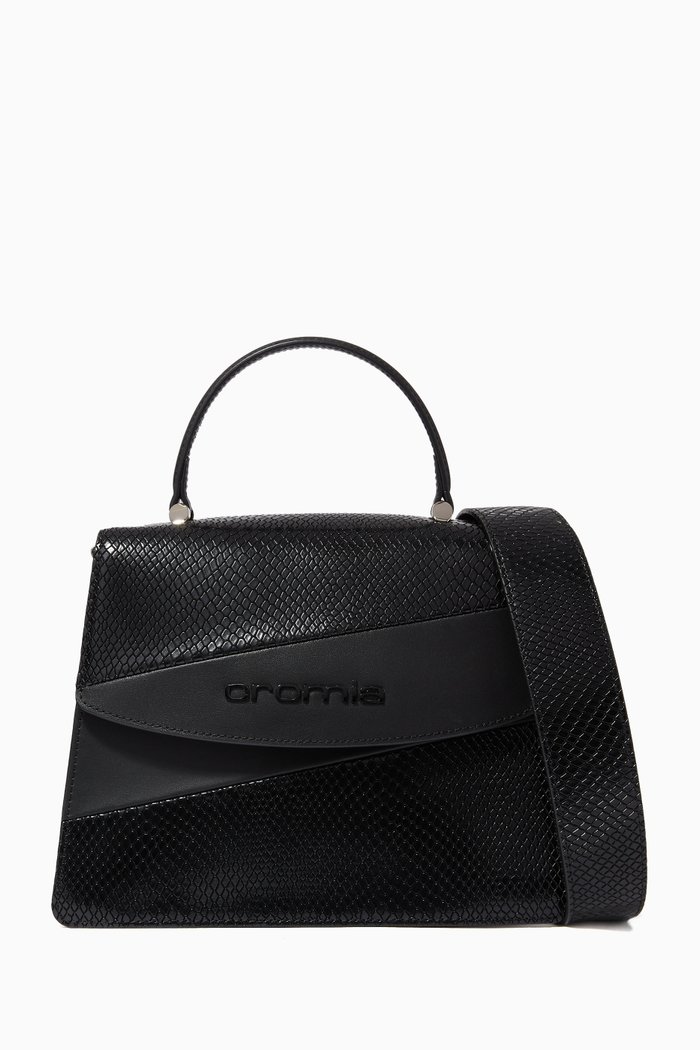 

Classic Handbag in Leather, Black