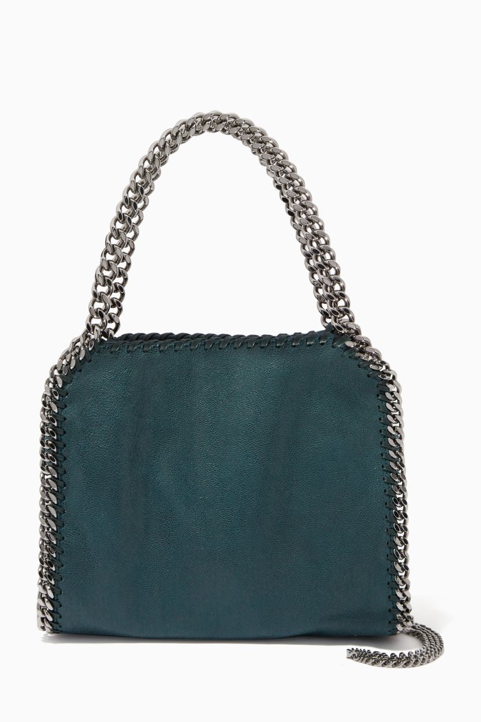 

Mini Falabella Tote in Shaggy Deer, Green