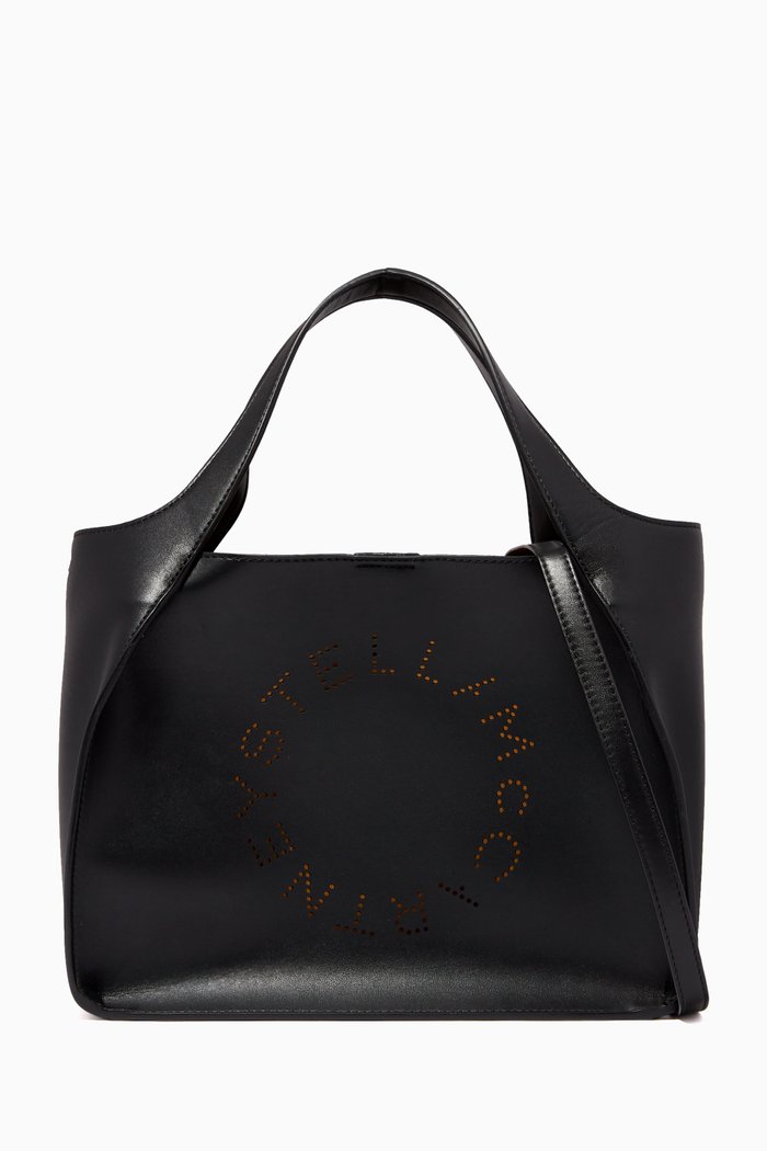 

Stella Logo Crossbody Bag in Eco Alter Nappa, Black