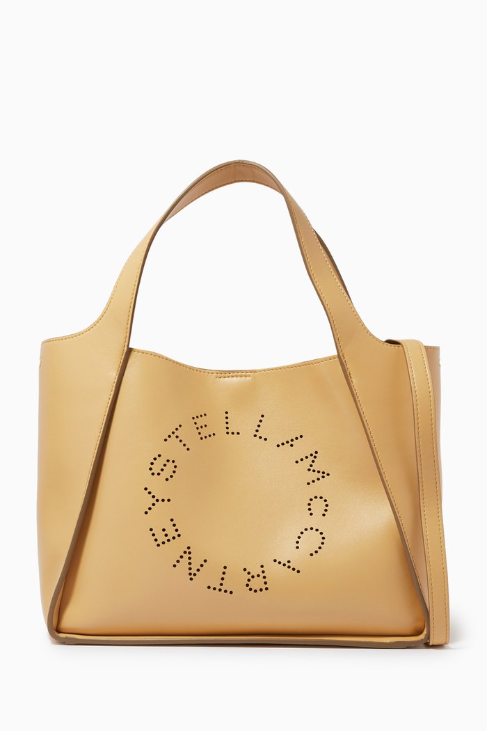 

Stella Logo Crossbody Bag in Eco Alter Nappa, Neutral
