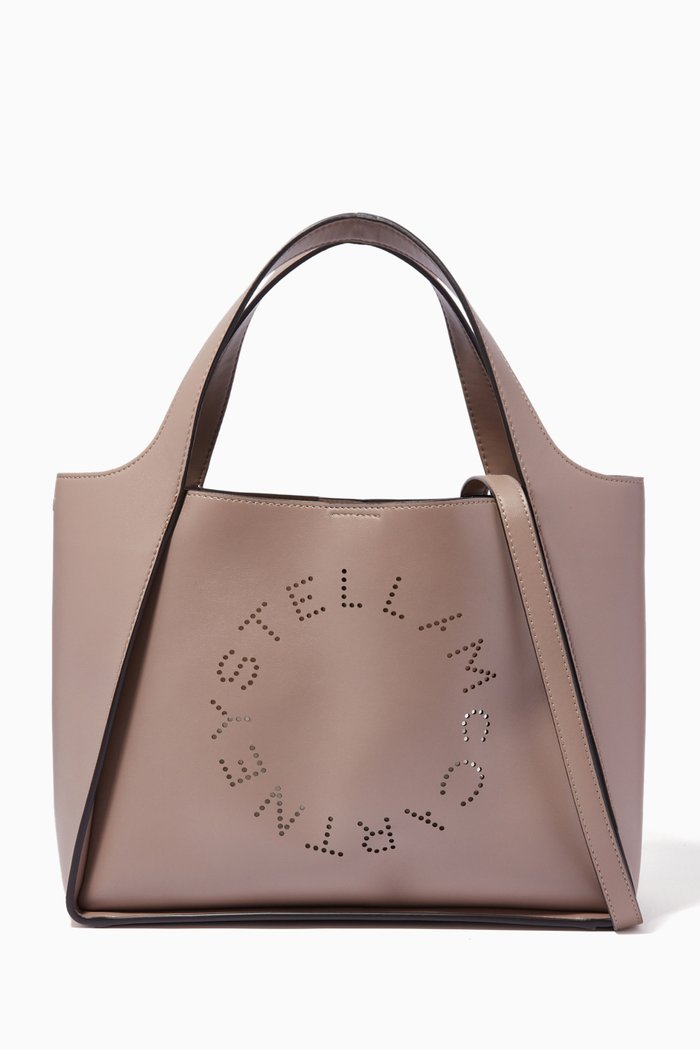 

Stella Logo Crossbody Bag in Eco Alter Nappa, Grey