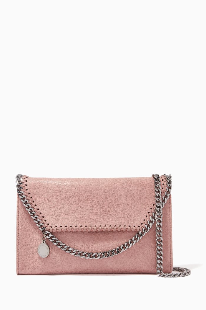 

Falabella Mini Crossbody Bag in Shaggy Deer, Pink