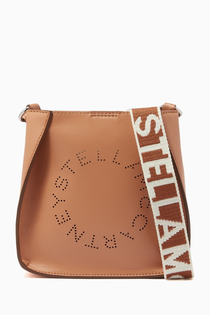 

Stella Logo Shoulder Bag in Eco Alter Nappa, Brown