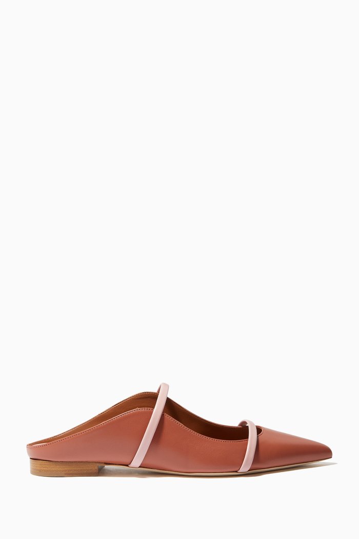 

Maureen Flats in Nappa Leather, Brown