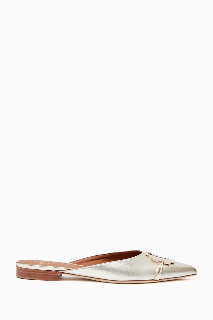 

Missy Flats in Nappa Leather, Gold