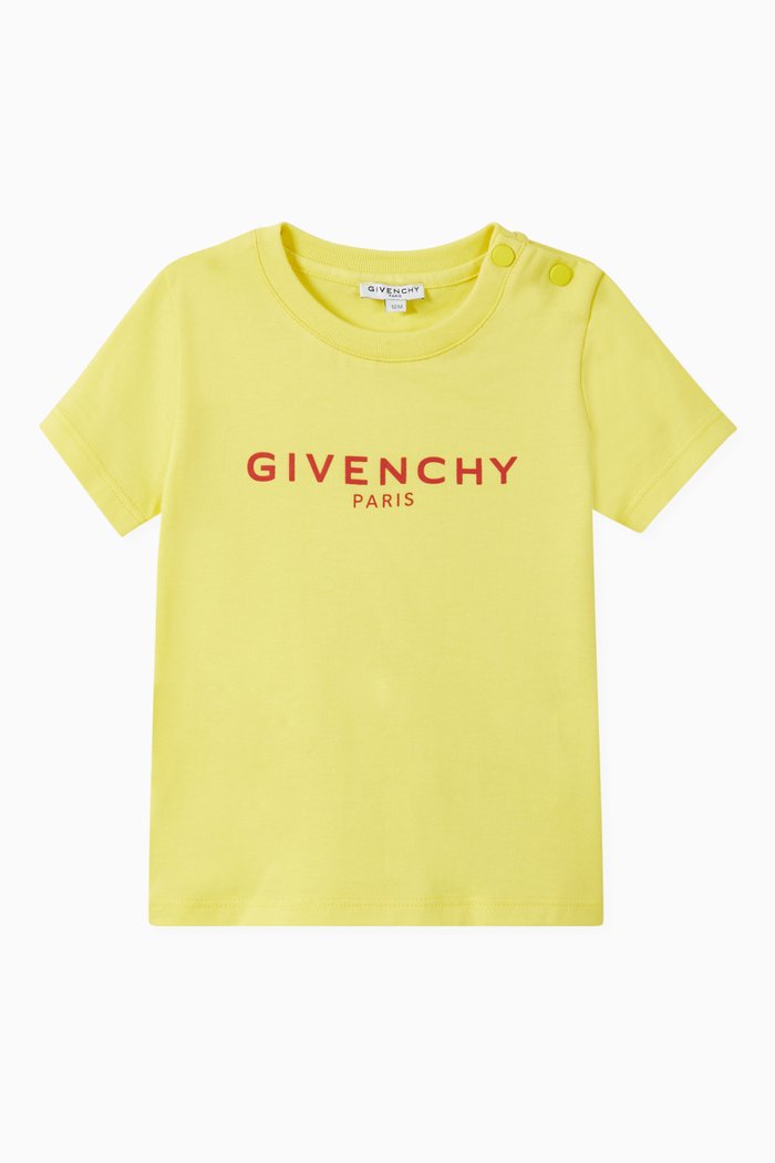 

Logo Cotton Jersey T-Shirt, Yellow