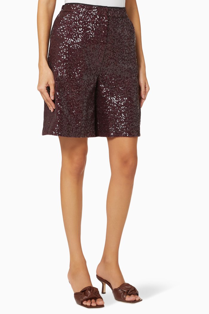

Baega Embellished Culotte Pants, Burgundy