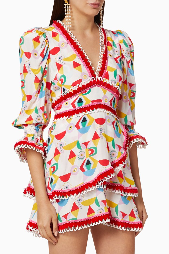 

Gracia Crepe Dress, Red