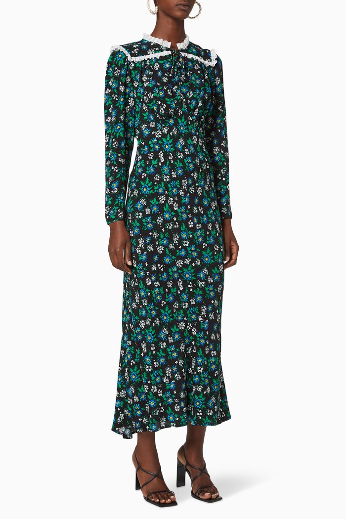 

Ada Crepe Midi Dress, Multicolour