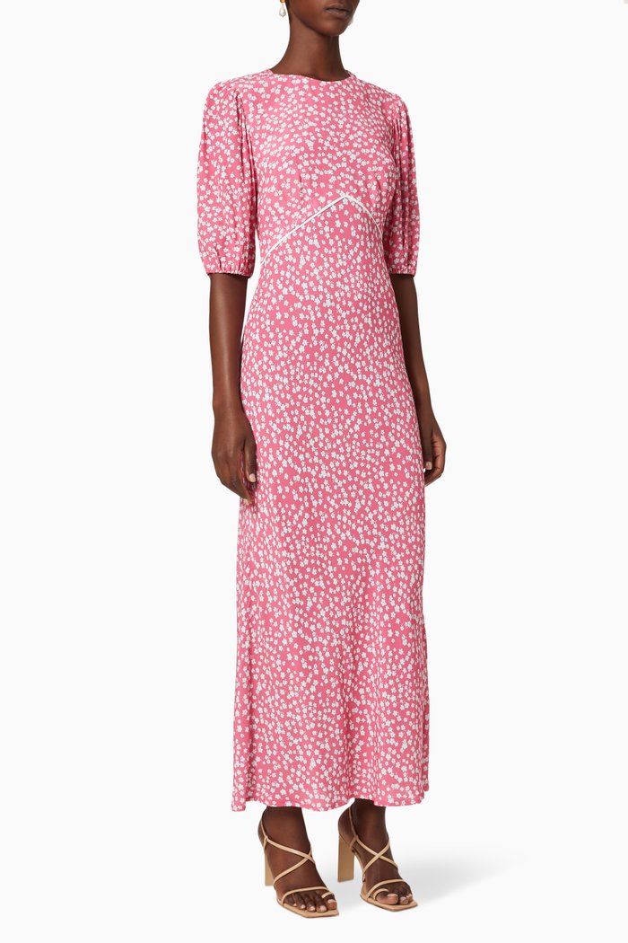

Delilah Crepe Dress, Pink