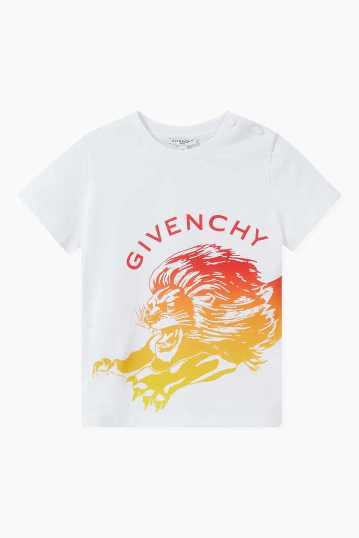 

Givenchy Lion Jersey T-shirt, White