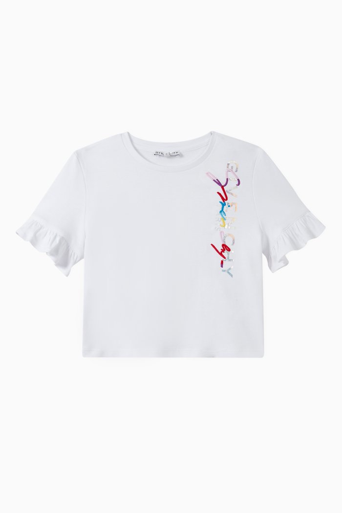 

Logo Cotton Jersey T-Shirt, White