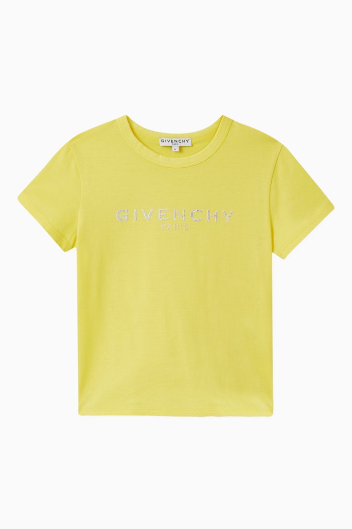 

Logo Cotton Jersey T-Shirt, Yellow