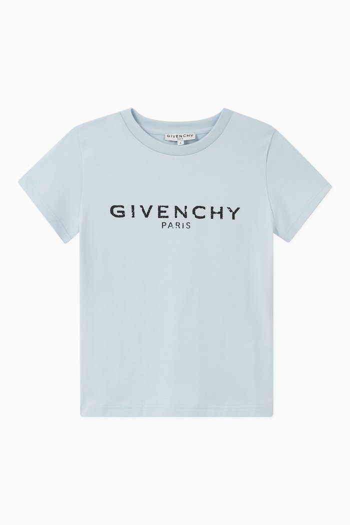 

Logo T-Shirt in Cotton Jersey, Blue