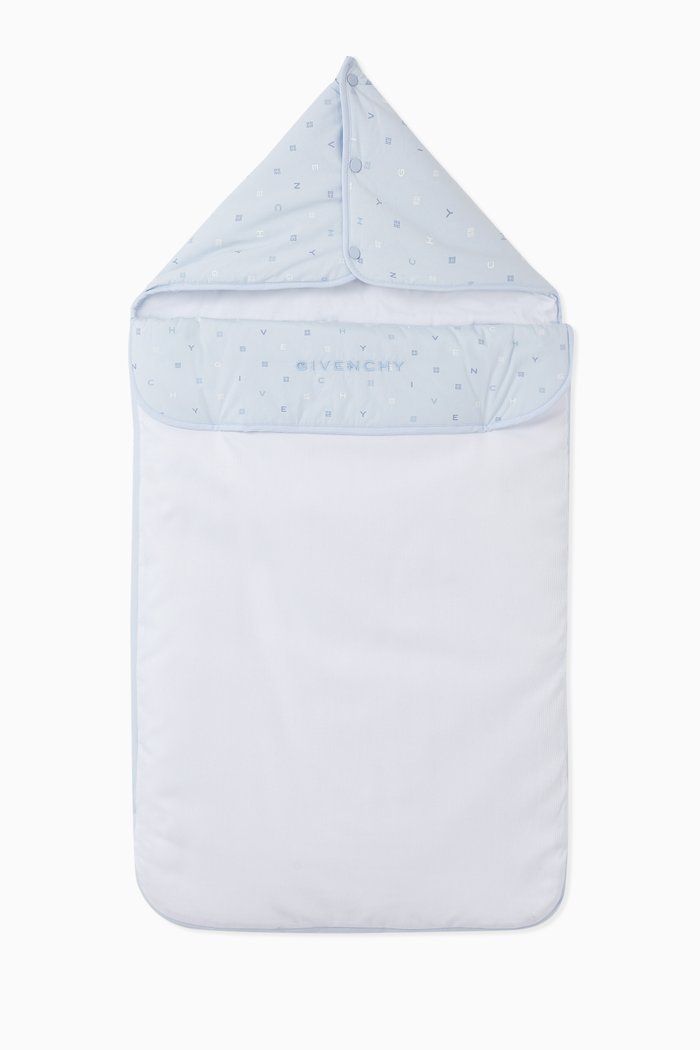 

Logo Sleeping Bag in Cotton, Blue