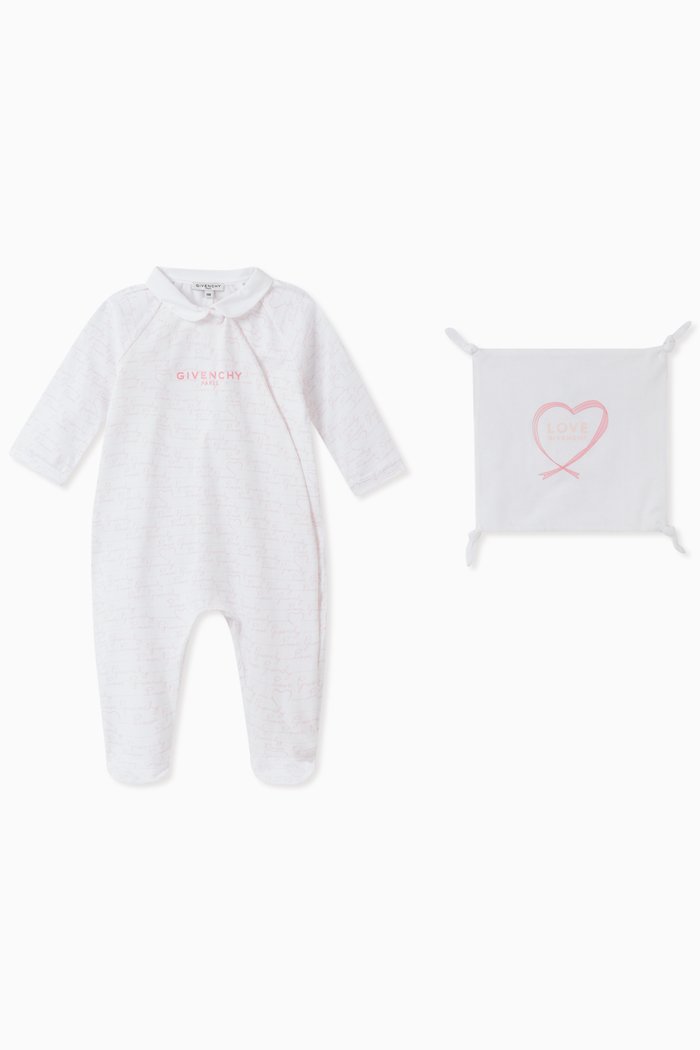 

Givenchy Cotton Jumpsuit & Napkin Set, Pink