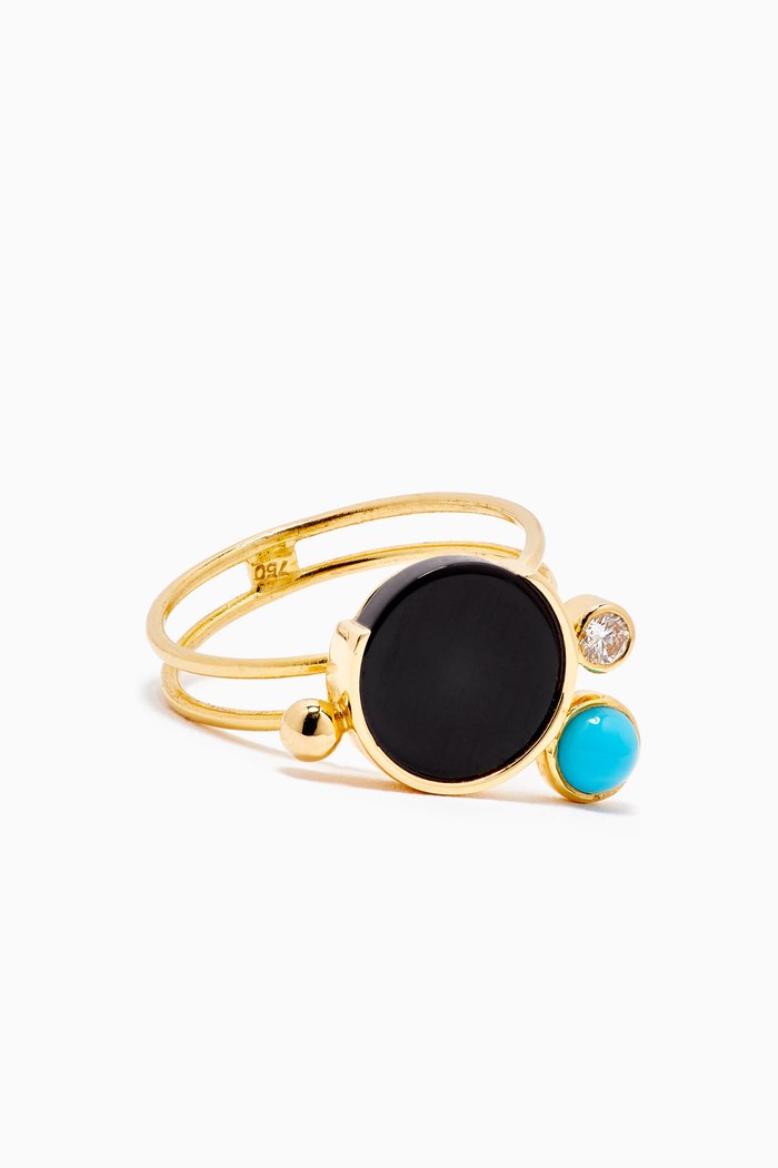 

Mini Falak Galaxy Ring in 18kt Yellow Gold